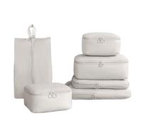 Compression Packing Cube Set, 6 Pieces Expandable Travel Storage Bags, Luggage Organizer for Men, Women, Boys, Girls, Teens, and Youth for Clothing, Shoes, Pants, Socks, and Travel Essentials