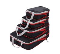 Compression Packing Cubes | Packing Cubes For Travel | Space-Saving Compression Bags Organizer For Suitcase, Cruise, Vacation, Moving House, Dorm, College, Business Trip, Camping