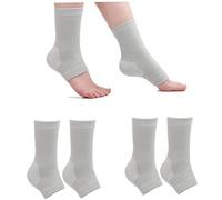 Compression Socks, 2 Pairs Bamboo Compression Socks, Bamboo Anti Fatigue Sleeping Socks Open Toe, Neuropathy Socks Pain Relief for Feet, Ankle Swelling, Better Blood Flow.