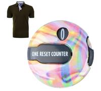 COMPRESSIONE DEL PUNTEGNO DI GOLF - SC0RE Keeper Glove Scorer Clip con Touch Reset | 12 colpi G0LF Couc-click-clicker | Clipper contatori allegato per il portiere di rating mettendo pratica