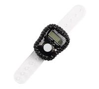 COMPRESSIONE DI TALLY FINGER - Clicker di numeri a 5 cifre | LCD Digital Ring con reset manuale | Registratore elettronico torre per eventi di traccia, perline