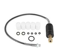 Compressor Accessories Kit | 30MPa 3500psi Oil Water Separator & High Pressure Hose | 5 Replacement Cartridges & 7 Gasket Rings for Industrial Use