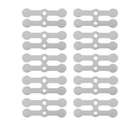 Compressor Outlet Valve Plate | 10Pcs Cast Iron H Valve for 90mm Cylinder | Sturdy Pump Maintenance Accessories/Replacement Parts