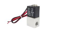 Compressor Valve 1/4" Normally Closed Pneumatic Aluminum Solenoid Valves 12V 24V Voltage For Air Water Oil(AC220V,1/4")
