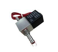 Compressor Valve 1/4" Normally Closed Pneumatic Aluminum Solenoid Valves DC 12V 24V AC 110V 220V Voltage 2 Way For Air Water Oil(10mm,DC 12V)