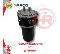 Compressore 12v 2 Uscite Bitonale Unico Suono Tromba Marco K2 EA2 Auto Furgoni