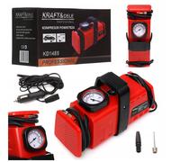 Compressore 12V 230V Pompa ad Aria Auto Reifenpumpe Mini Portatile 7bar 20L/Min