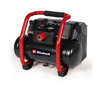 Einhell Compressore a batteria TE-AC 36/150 Li OF-Solo Power X-Change (36 V, max. 8 bar, serbatoio da 6 l, capacità di aspirazione 150 l/min, manometro, senza olio, batteria esclusa)