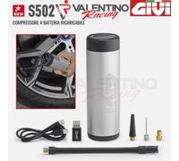 COMPRESSORE A BATTERIA RICARICABILE UNIVERSALE MOTO USB LUCE TORCIA GIVI S502
