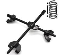 Compressore a Molla 2 Pezzi per Smontaggio e Montaggio Ammortizzatori, Strumenti Professionali, Estrattore Molle Ammortizzatore, Coppia Estrattori Regolabili Ideale per Auto, Moto, Bici