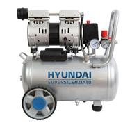 Hyundai 65700 - Compressore Super Silenziato 24 L 8 bar Oilfree
