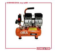 Compressore a Secco Senza Olio Silenzioso 6 Litri Sikurotech 00805