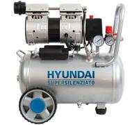 Hyundai 65700 - Compressore Super Silenziato 24 L 8 bar Oilfree