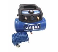 Compressore Ad Aria Compressa Scheppach HC06 Con Tubo 6L 9,7Kg Senza Olio