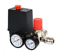 Compressore Ad Aria Con Regolatore Di Pressione, Manometro, Interruttore e Valvola Di Controllo