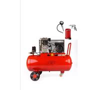 Compressore ad aria da 100 litri 1500W elettrico 3 Hp 8 Bar incluso KIT