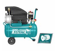 Compressore aria 24Litri - 1,5Kw - Industrial officina, fai da te Total monofase