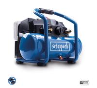 Compressore aria 6lt 2x20V 8bar senza batterie ixes Scheppach c-act160/6-x