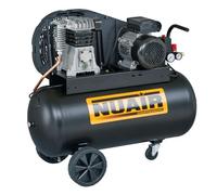 Compressore aria a cinghia 100 lt NUAIR B2800/100 CM2 2HP 255l/min 230V