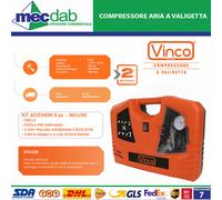 Compressore Aria A Valigetta Vinco 1000W 1,3hp 8 Bar Vinco