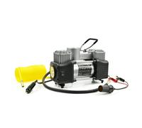 COMPRESSORE ARIA AUTO PORTATILE 12V 250W GONFIATORE RUOTE + LAMPADA 150PSI GEKO