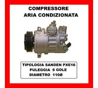 COMPRESSORE ARIA CONDIZIONATA 13718 SEAT ALTEA-LEON-TOLEDO DAL 2004 PXE16 8681P