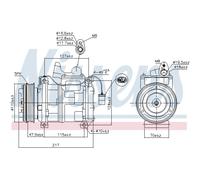Compressore Aria Condizionata Compressore Clima Adatto Per BMW 7 Serie E38