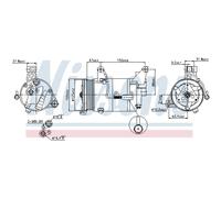 Compressore Aria Condizionata Compressore Clima Adatto Per MINI Mini R50 R53 R52