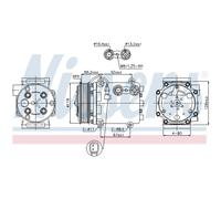 Compressore Aria Condizionata D'Aria Adatto A per Ford Fiesta VI Mazda 2