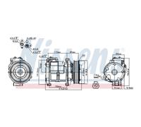 Compressore Aria Condizionata D'Aria Adatto A per Honda Accord VII CL CM
