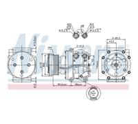 Compressore Aria Condizionata D'Aria Adatto A per Land Rover Range LP
