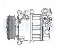 Compressore, aria condizionata DELPHI CS20512 FORD FOCUS III 1.6 2010-2017