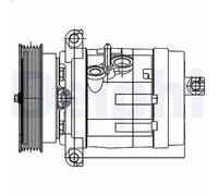 Compressore, aria condizionata DELPHI TSP0155984 per ANTARA A 3.2 2006-2011