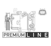 Compressore Aria Condizionata Keilrippenriemenscheibe 125mm MAHLE per i30 (GD)