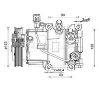 Compressore Aria Condizionata MAHLE per i20 Active ( Ib / GB
