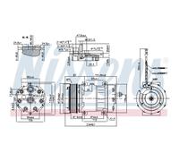 Compressore aria condizionata NISSENS 890221