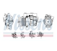 Compressore aria condizionata NISSENS 891031