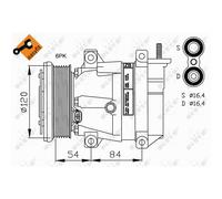Compressore Aria Condizionata Nrf 32220g Easy Fit