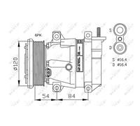 Compressore Aria Condizionata Nrf 32484g