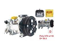Compressore aria condizionata per Citroen Berlingo C3 II C3 Picasso C4 Coupe