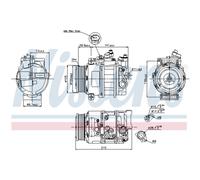 Compressore Aria Condizionata per Mercedes-Benz Classe T - Model S211 S212 W211
