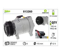 Compressore aria condizionata VALEO 813260