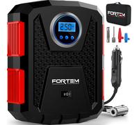 Compressore Aria Portatile 12V per Pneumatici Auto Bici Manometro Digitale a LED