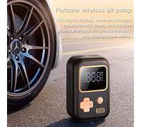 Compressore aria portatile a corda di pneumatico elettrico Pneumatico LED LED Funzione di auto-off per la moto per auto