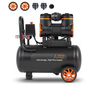 Compressore Aria Portatile a Secco 900W Serbatoio 18L Velocità 2800RPM