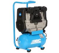 COMPRESSORE ARIA PORTATILE SILENZIATO 6Lt MONOFASE 2HP START QUIETE 0S20 ABAC