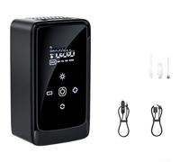 Compressore Aria Portatile Wireless 3900mAh Display LED | Batteria 3900mAh integrata, ricarica USB-C, display digitale chiaro, luce LED potente, design compatto