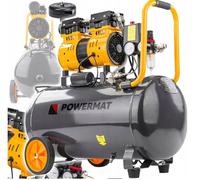 Compressore Aria senza Olio Doppio Pistone 8 BAR 50L 3,8PS Regolatore Pressione