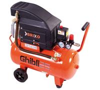 Compressore carrellato 25 Litri 8 bar Brixo Ghibli