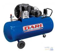 Compressore Carrellato A Cinghia Lubrificato Dari Mistral Lt 50 Hp 2 Lt 50 - Hp